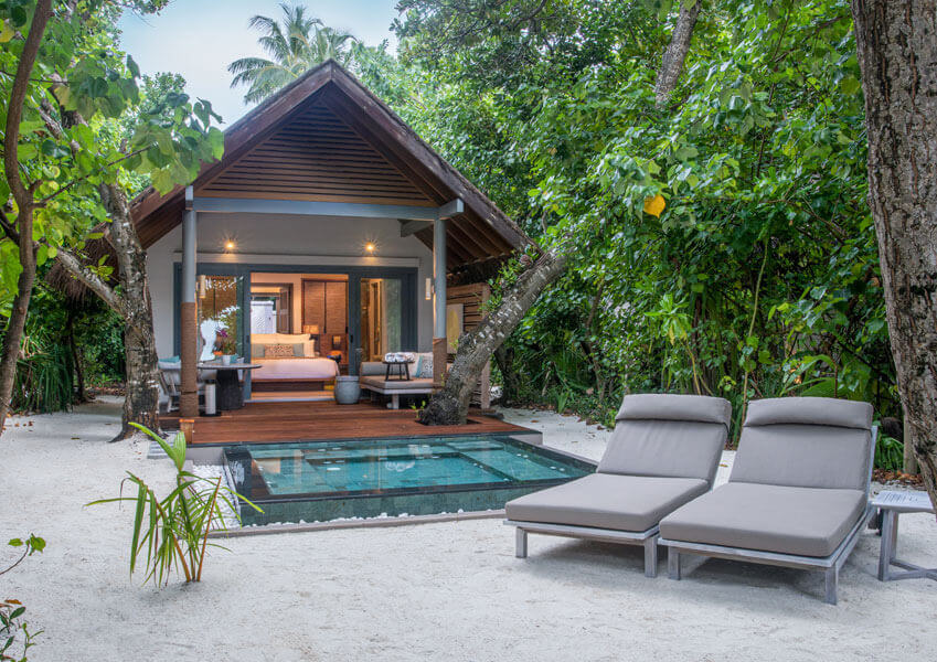 Biệt thự bãi biển có bể ngâm | Vakkaru Maldives